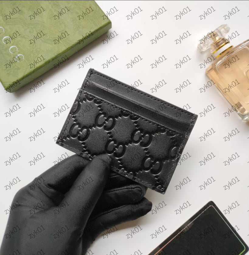 Top High quality Designer wallet France Paris Letter style luxury mens wallet Card Holders genuine leather cowhide texture woman Purse high-end man