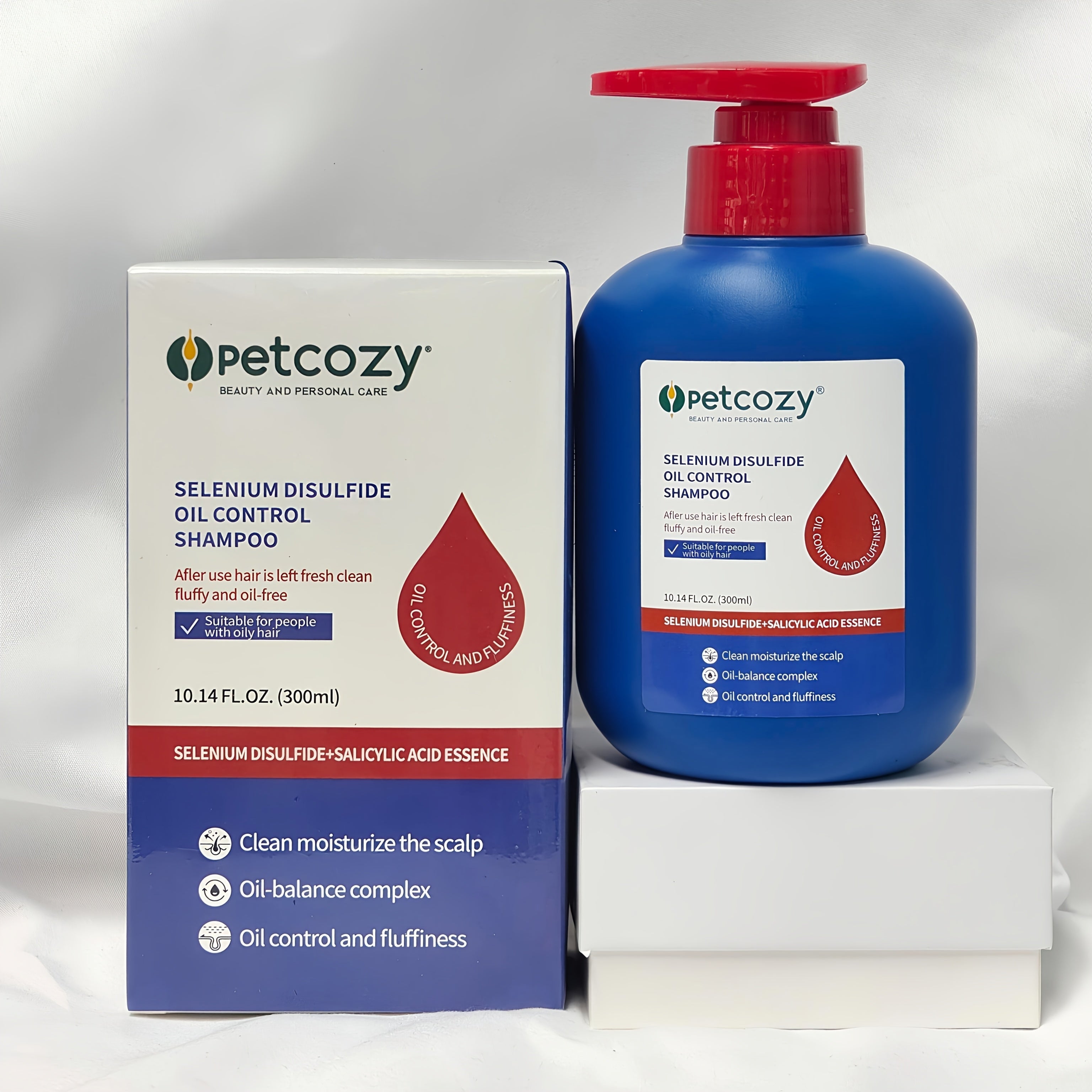 TEMU Shampoo (300ml) For Oily To Normal Hair: Moisturizes, Nourishes, And Gently Cleanses Scalp. Removes Loose , Repairs Damage With Long-lasting