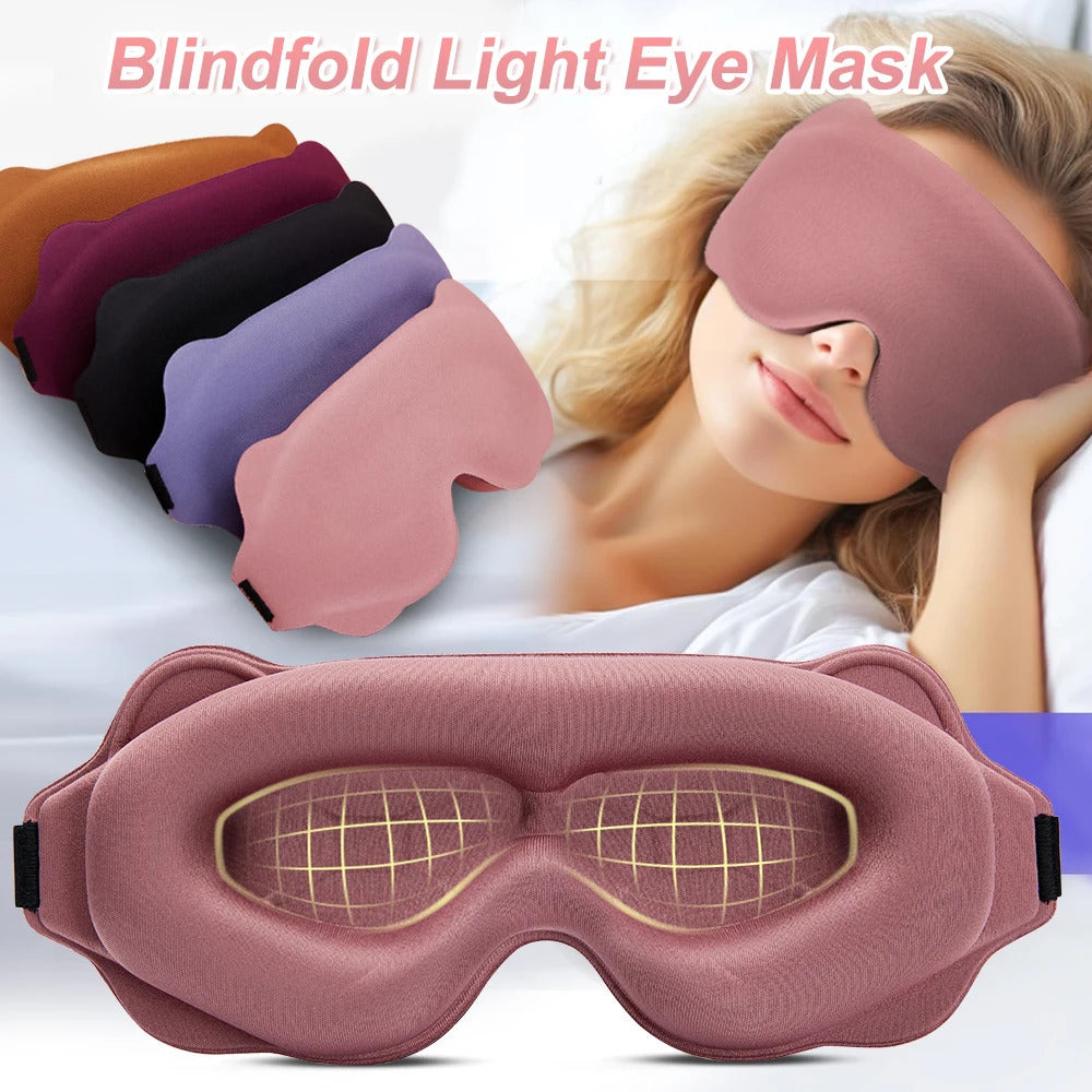 Sleeping Mask Eyepatch Blindfold Light Travel Eye Mask for 3D Sleeping Mask Sleepmasker Night Sleep Patch Portable Eyemask Pad 250314
