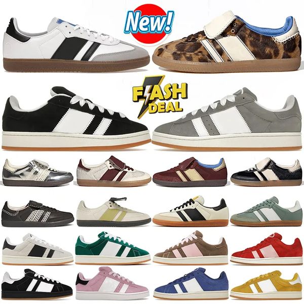 Designer shoes Vegan Casual Shoes Leopard print For Men Women designer Trainers platform White Core Black bonners Collegiate Green Gum Outdo