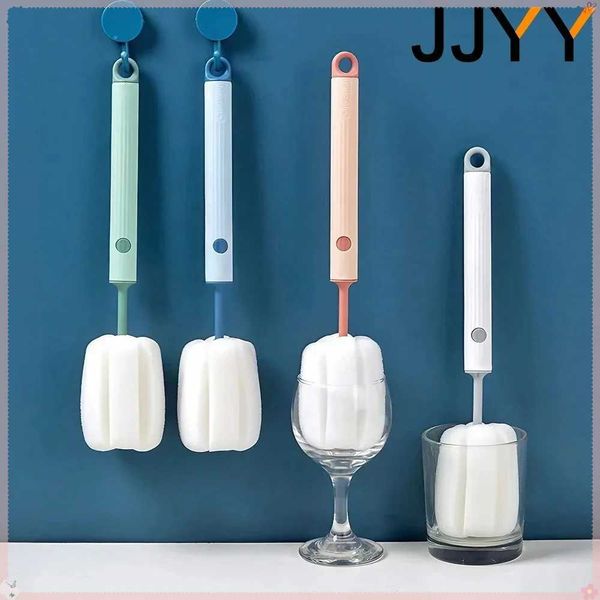 Wood-functional Sponge Cup B 360 Degree Non-dead Angle Baby Bottle Water Bottle B Kitchen Cleaning Tools Y250116