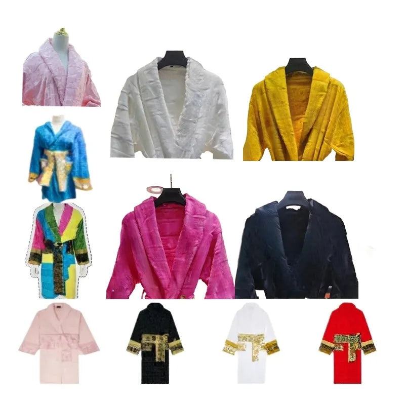 Sleep Women Man Cotton Sleepwear Night Highquality Bathrobe Designer Robe Breathable 2025