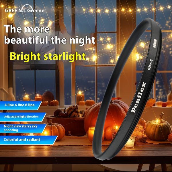 Peek Starlight Mirror DSLR Filter 4-Wire 6-Wire 8-Wire Uncoated Camera Protection Photography Equipment Accessories