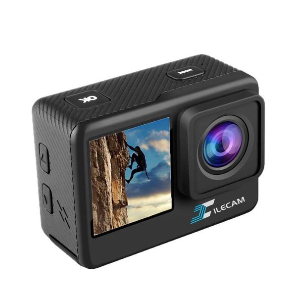 4K ultra high definition bicycle video recording camera 1080P 30FPS 2.0-inch IPS Sn video camera anti shake dual Sn display 30M waterproof Y