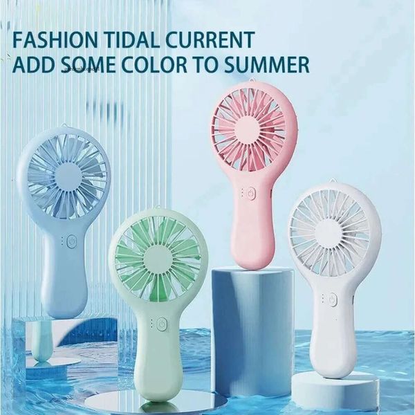 Handheld Cooler Small USB Mini Portable Silent Rechargeable Pocket Desk Office Electric Stand Fan Business Promotion Student Gifts Yfa1966