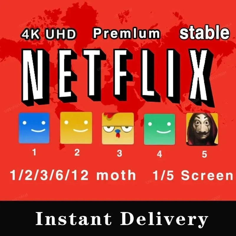 Netflix HD 4K - use the premium for 1-12months Other Electronics