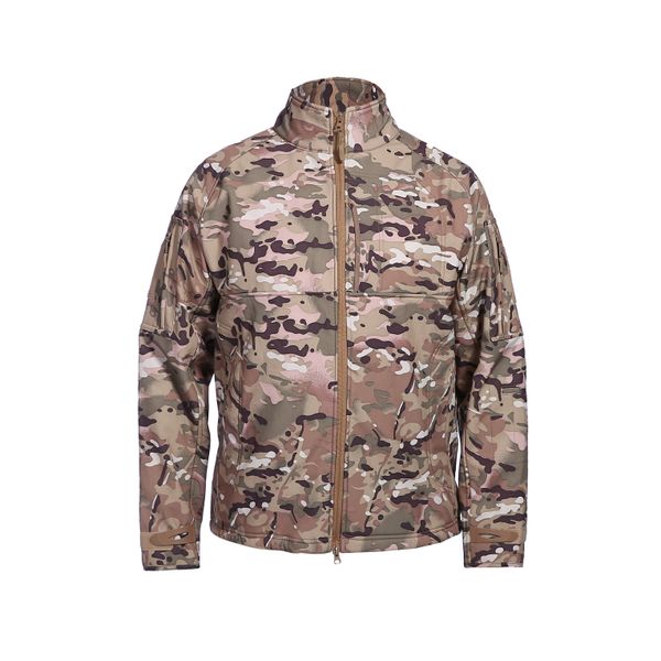 Tactical Men&#039;s Camouflage Windbreaker - Breathable & Durable Outerwear for Active Lifestyles