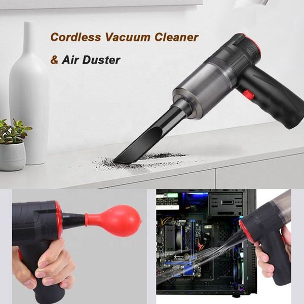 Electronics Robots Portable Wireless Handheld Vacuum Cleaner 16000Pa Cleaning Tools for Car Strong Suction Home Vacuum Cleaner and Air Blowe