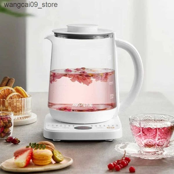 Health Pots Joyoung Glass Electric Kettle with Automatic Water Boiler and Multifunctional Tea Kettle Herbal Medicine Pot for Home 220V J2411
