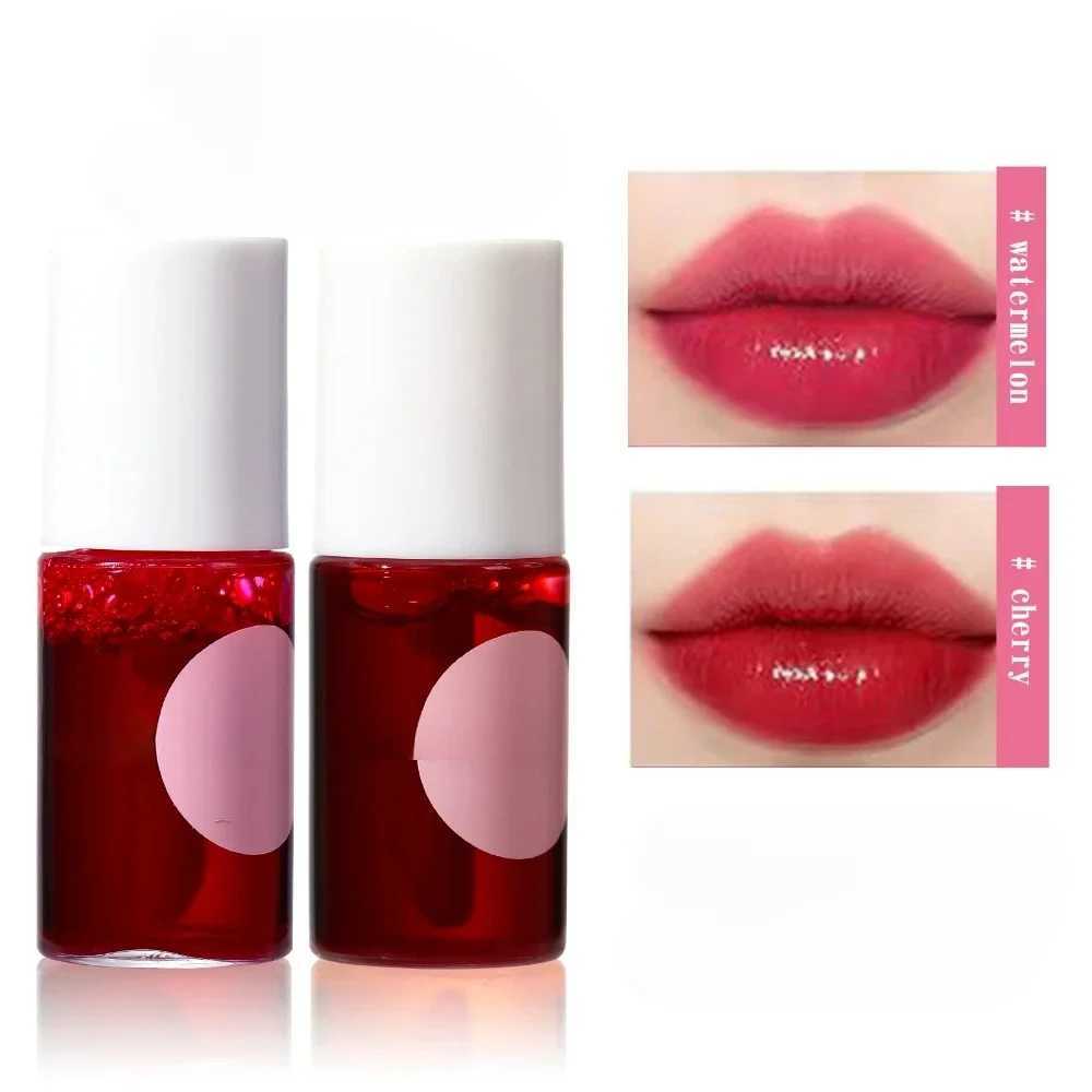 Lip Gloss Long-Lasting Water Tint Cup-Resistant Lip Stain Hydrating Lip Makeup Fruit Platter SeriesW250219