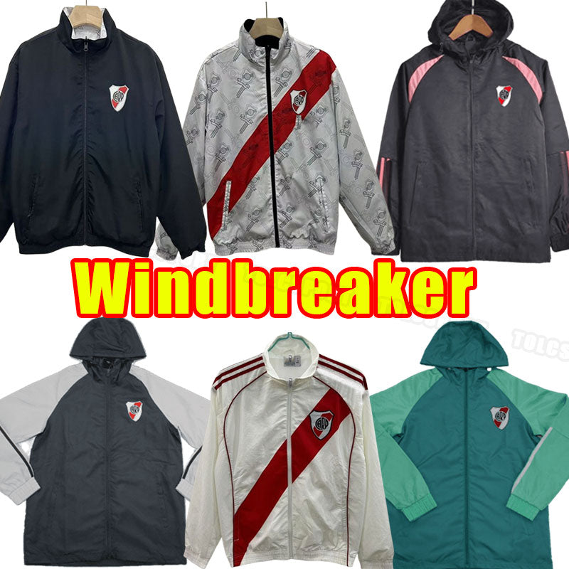 24-25 River Plate soccer tracksuits plates 2024 2025 FERREIRA M.BORJA PRATTO DE LA CRUZ PONZIO BORRE PINOLA fans player football shirts training Win