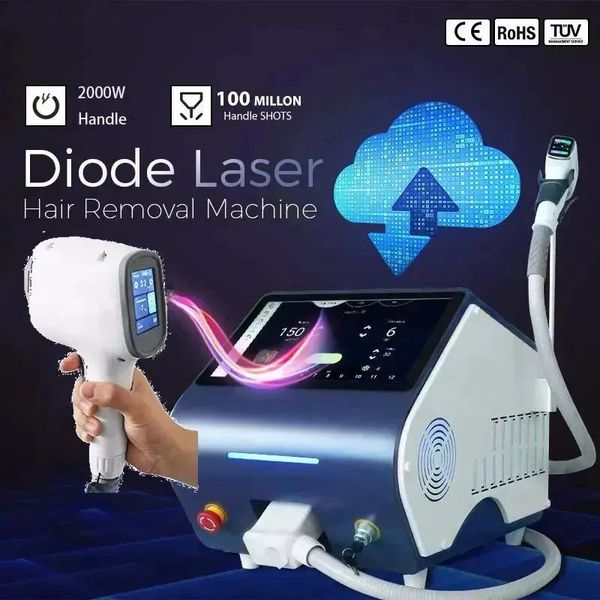 itanium 1064 808nm Diodo Device 2 in 1 1200W Painless 808 Laser Diode Hair Removal Machine For Body