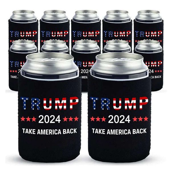 Set Cans TRUMP Holder Party Decoration Oz Neoprene Ml Beer Bottle Sleeve