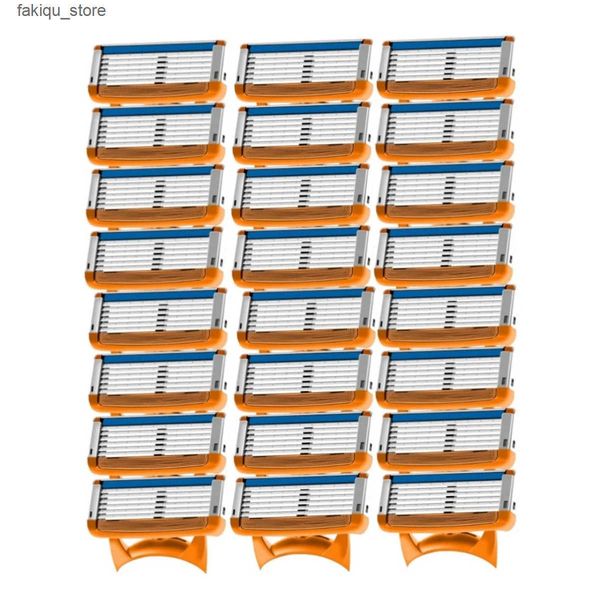 Razors Blades Original shaver blade replacement beard head can replace 5-6 layers of blades suitable for mens safe manual classic reusable L