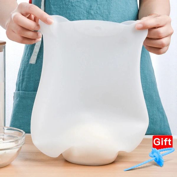 Kneading Silicone Flour Bag Versatile Dough Mixer for Bread Pastry Pizza Kitchen Tools JN07