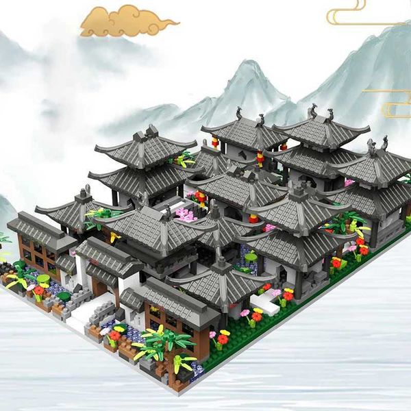 Blocks Blocks Boy and girl puzzle assembly Garden building blocks micro drills small particles high difficulty large mode H241107 Y250208