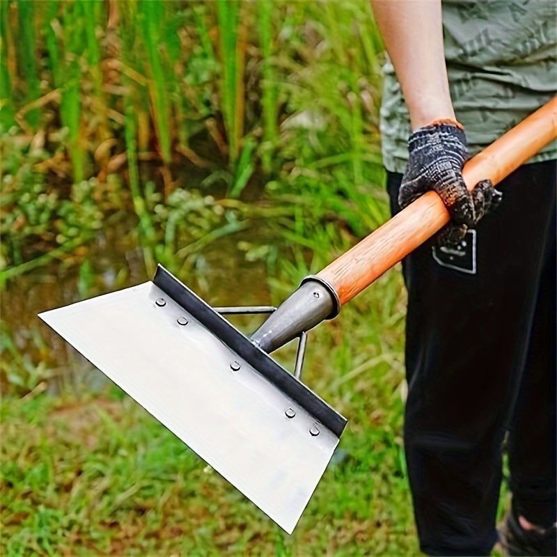 TEMU A Multifunctional Thickened Gardening Shovel - , Control Tool, Sharp Floor Cleaning Shovel, Wall Cleaning Shovel, Household Manure Shovel,