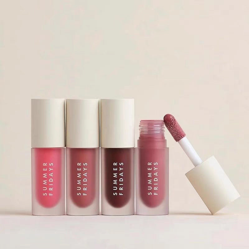 Dream Lip Oil 4.5g Summer Fridays Lipgloss Liquid Lipstick Moisturize Smooth Makeup Lips Glaze Butter LipBalm Blush Dreams Pink Cloud 4colors SF Lip