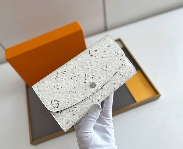 Fashion designer wallets luxury Taurillon long purses men women slim clutch Highs quality flower letter Capucines coin card holders with ori