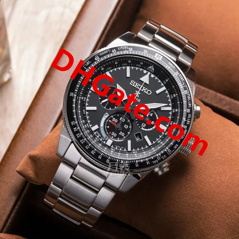 PRESAGE Designer Wristwatches 2025 Fashion Watch For Men Chronograph Prospex Series SSC607J1 Quartz Movement High Quality Luminous Dial Hands Clock