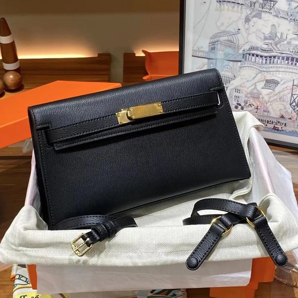 Women Designer Elan Real Leather Shoulder Bag Girl Fashion Messenger Bags Sling Purses Underarm Handbags Day Clutches New Cow Skin Totes Wit