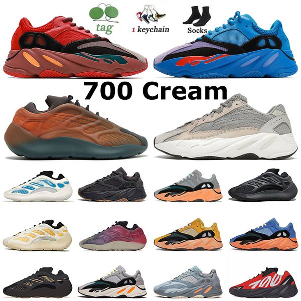 Women Mens 700 350 Running shoes eezies Wave Runner Solid V2 Grey Clay Jade Ash Hi-Res Red Blue Alvah Static Inertia V3 sneakers eezy shoes