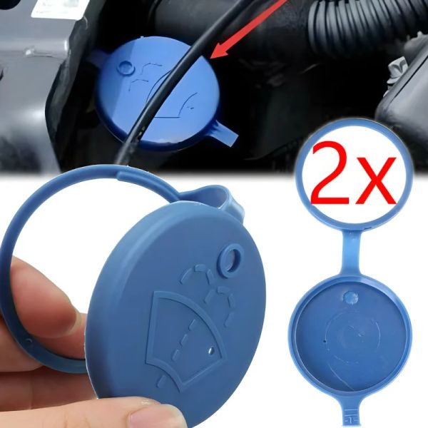 2-1pcs Car Reservoir Tank Bottle Caps Windshield Wiper Washer Cover for Peugeot 106 206 207 306 308 5008 Citroen C2 C3 C5