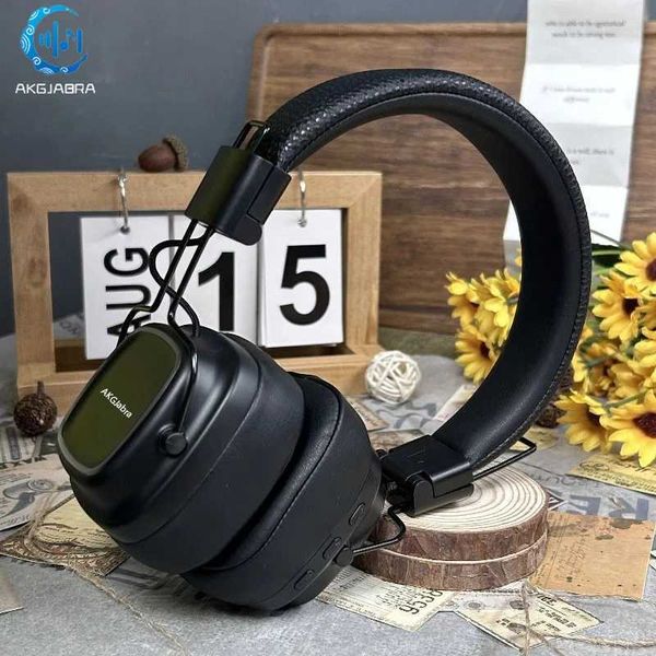 Cell Phone Earphones AKGJabra Major 4 wireless Bluetooth earphones with microphone noise cancellation stereo earphones sports and gaming ear