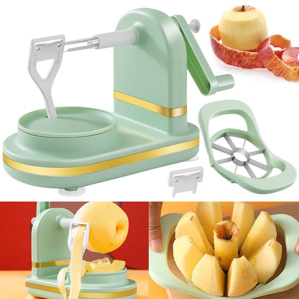 Fruit Vegetable Tools Apple Peeler Hand Crank Fruit Peeler Apple Peeler Cutter Slicer Food Crusher Peeling Machine Tools Kitchen Accessories