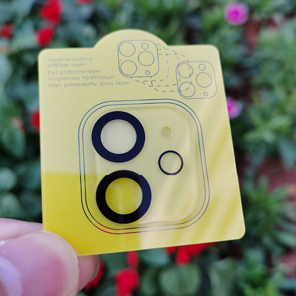 Phone Lens Screen Protector for iPhone 14 13 12 Mini 11 Pro Max Ultra 3D Transparent Scratch-Resistant Full Cover Camera Back Tempered Glass