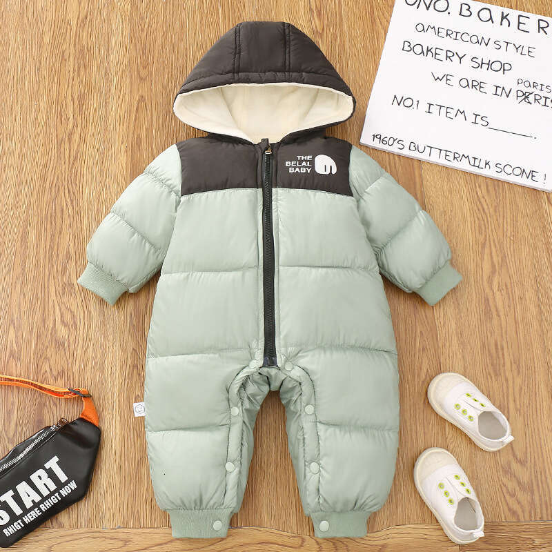 2025 Newborn Baby Clothes Winter Crawling Suit Thickened Boys and Girls One-piece Outfit Set Outerwear Romper