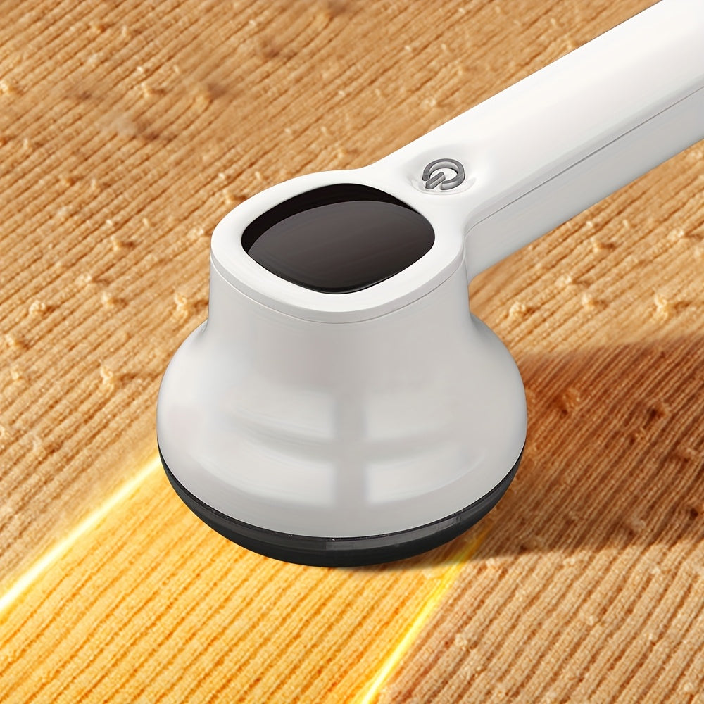 TEMU Rechargeable Fabric Shaver 1pc - Lint Remover Brush For Clothes, Furniture, Carpets - Usb Charging, 800mah Lithium Battery, Includes Usb Cable