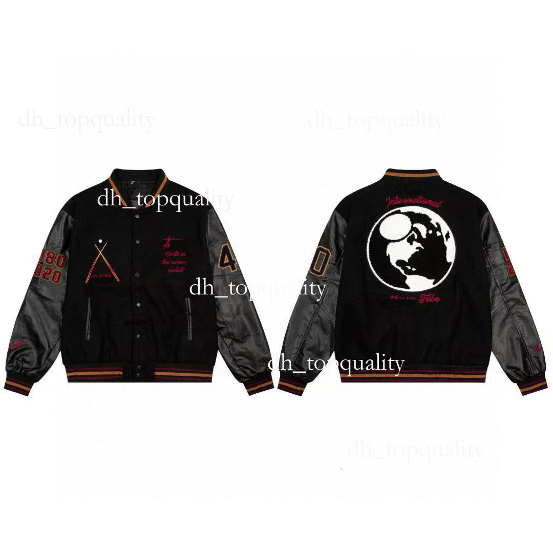 Desinger Men&#039;s Stussynike Jacket Embroidered Letters High Quality Coat Casual Loose Windproof Outerwear Mens Womens Trendy Stussu Streetwear d2