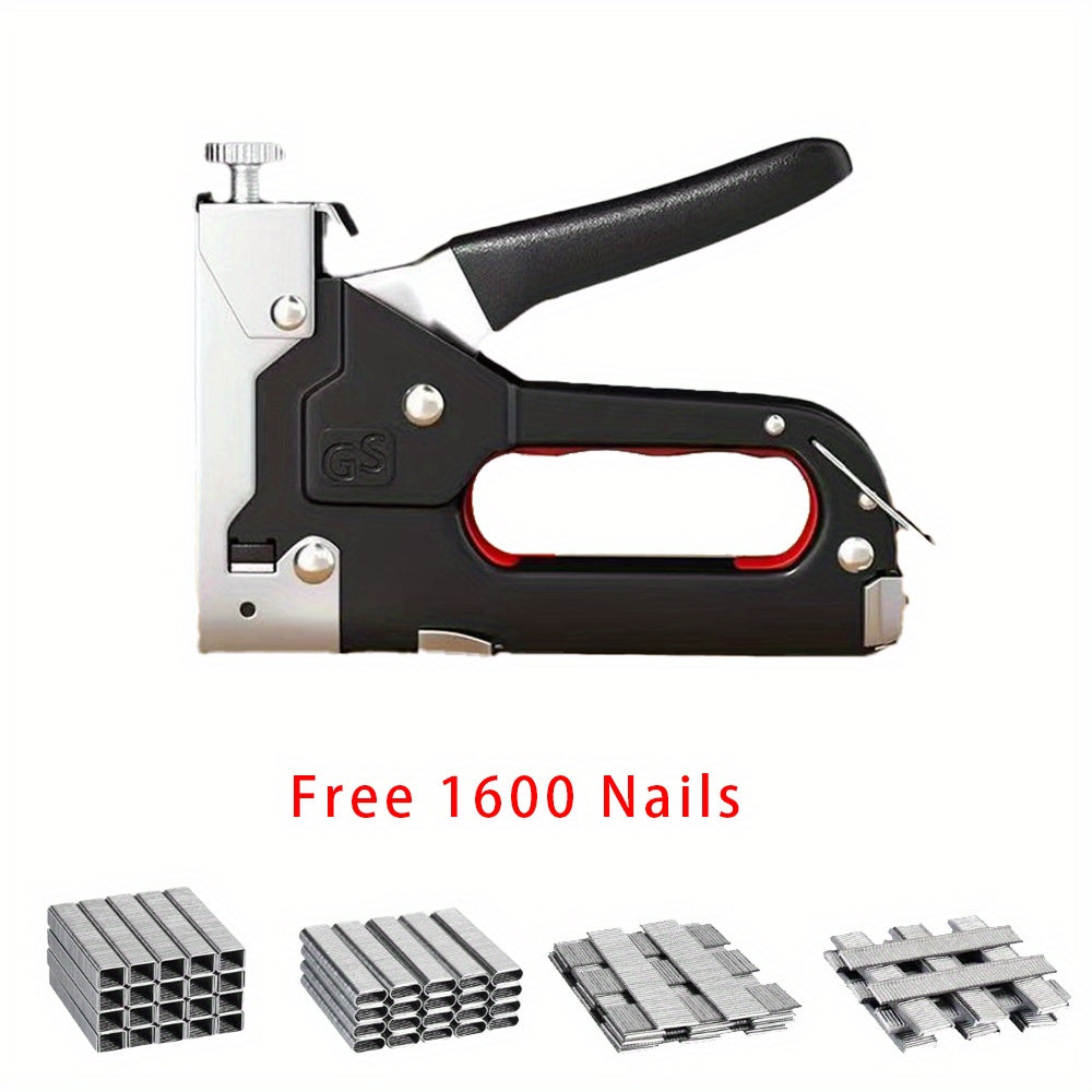 TEMU Heavy Duty , 4000 Manual Drivers, Gloves, Fixing Clips, Lifters, Indoor Used For Fixing Materials, Decoration, Woodworking, Furniture, Doors And
