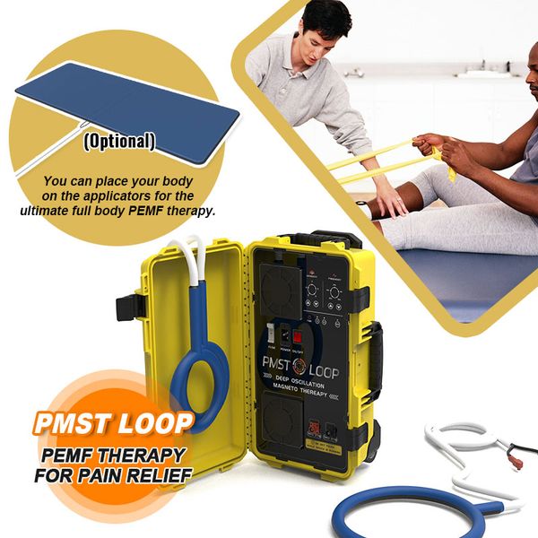 Safe Magnetic Pulsed Therapy PEMF Machine Clinically Proven to Pain Relief and Rehabilitating ,Stress Relief Good Mental Health with Full Bo