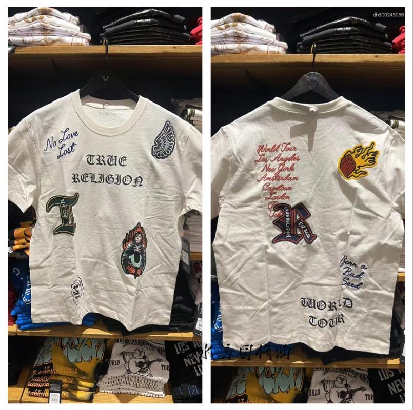 Men&#039;s T Shirts 2025 Products Short Sleeves True Faith Summer Casual Tops Youthful Vitality