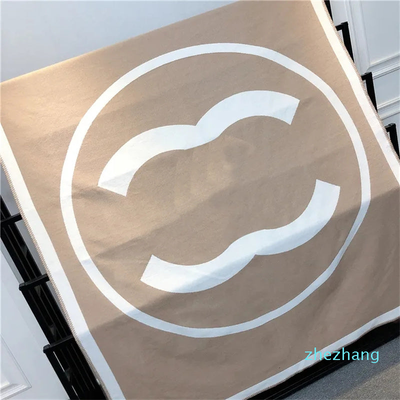 2023-Blankets Letter printed Knitted Throw Crochet Wool Plaid for Couch-Chair-Love Seat-Car Camping Festival gifts Soft and comfortable Blanket Shaw