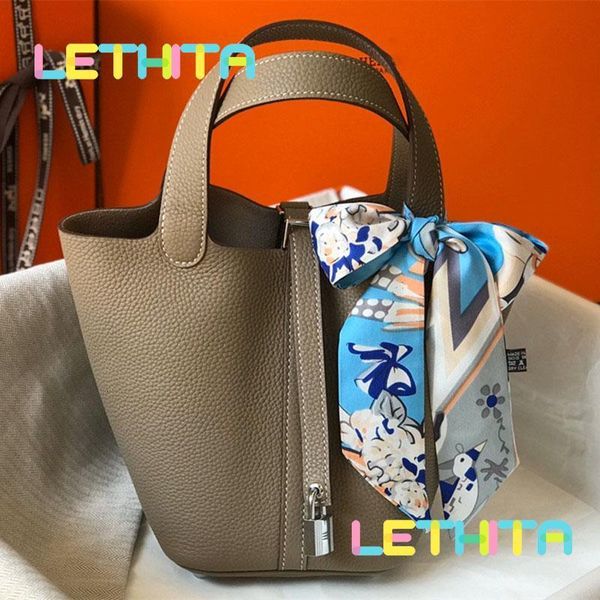 Designer bags Tote Bag Women Purse Bucket Luxury Handbags Classic Fashion Togo Leather Shopping Retro Gold buckle Silver lock Pochette