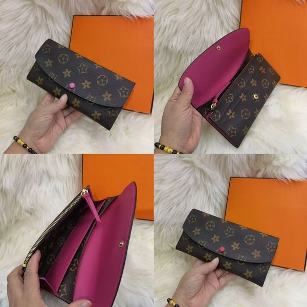 Top Luxury Leather Purse Designer Wallets hasp women Fashion Wallets Retro Handbag For Men Women Card Holders Coin Famous Clutch Wallet with
