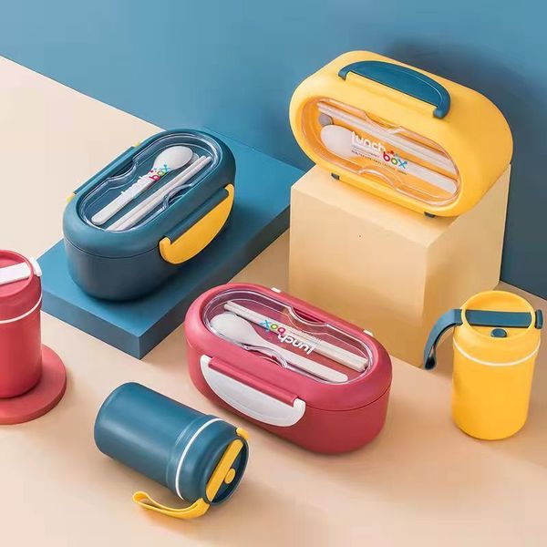 Bento Boxes Lunch Box Microwave Japanese Style for School Kids Children Food Storage Container Office Insulated Portable Cute Bento Box 2305