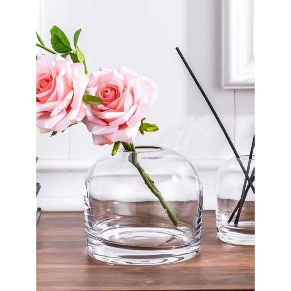 simple creative INS glass living room dining table wer vase crafts