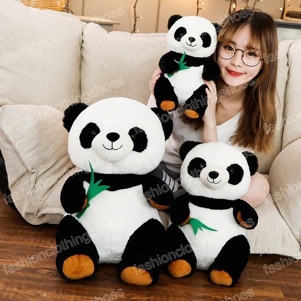 25-40-50cm Cute Big Panda Plush Toy Bear Pillow Panda Stuffed Animals Dolls Kids Toys Baby Birthday Gift For Girl