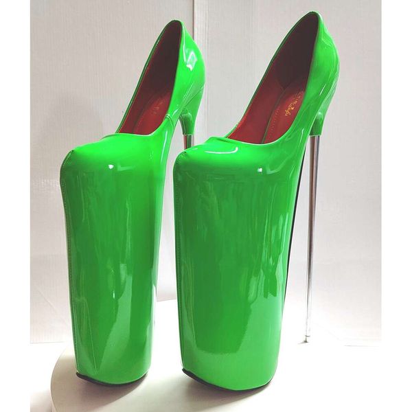 Crossdresser Fashion 30Cm Metal Thin High Heels Female Pumps Women Wedding Shoes Steel Pipe Dance Buckle 12Cm Inches Stilettos