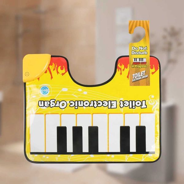 Music Piano Hygienic Blanket Potty Piano Singing Rug Bathroom Funny Toe Music Keyboard Toilet Floor MatC241227