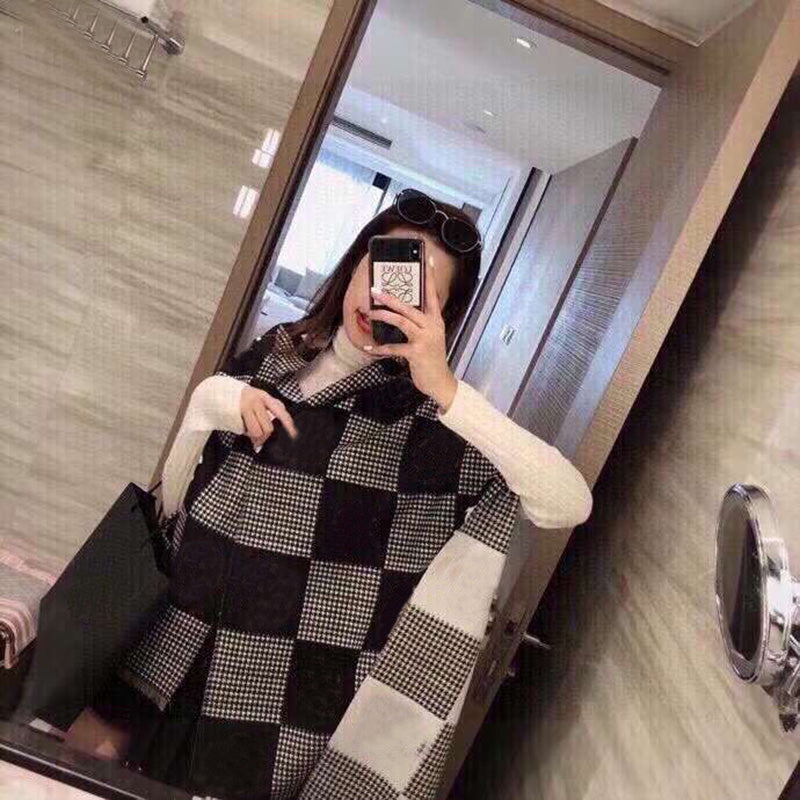 Luxury Brand Print C Scarf for Women Design Beach Stoles Shawl Wraps Winter Warm Fashion Hijab Head Echarpe Bandana 2022