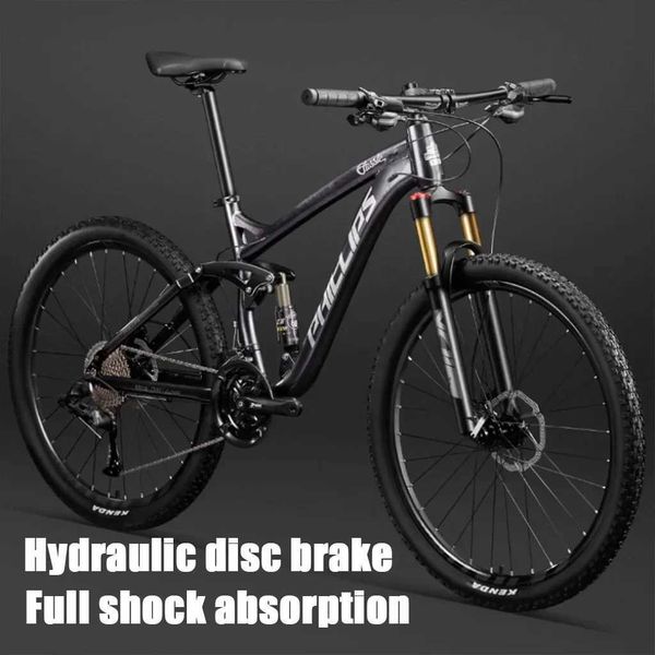 Bikes 26-27.5-inch MTB soft tail mountain bike hydraulic disc brake downhill bike fully suspended 33 speed off-road bike Q241029