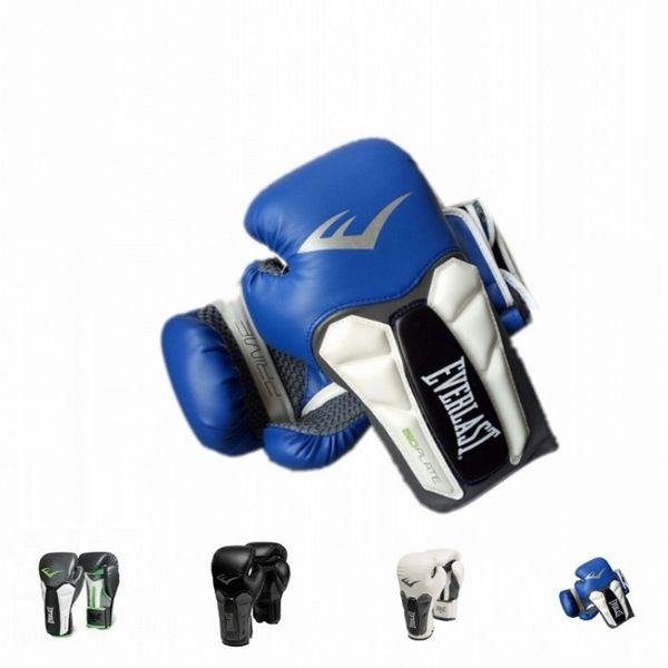 New design adult lady - men boxing gloves leather MMA Muay Thai boxer De Luva Mitts Sanda Equipments 10 12 14 16OZ boks