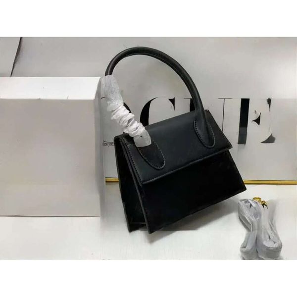 Lady ladies Designer Cross Body womens Fashion Clamshell Handbag Niche Light Cowhide Metal Official Original bags