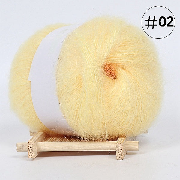 25g Angora Mohair Wool & Acrylic Fiber Knitting Yarn
