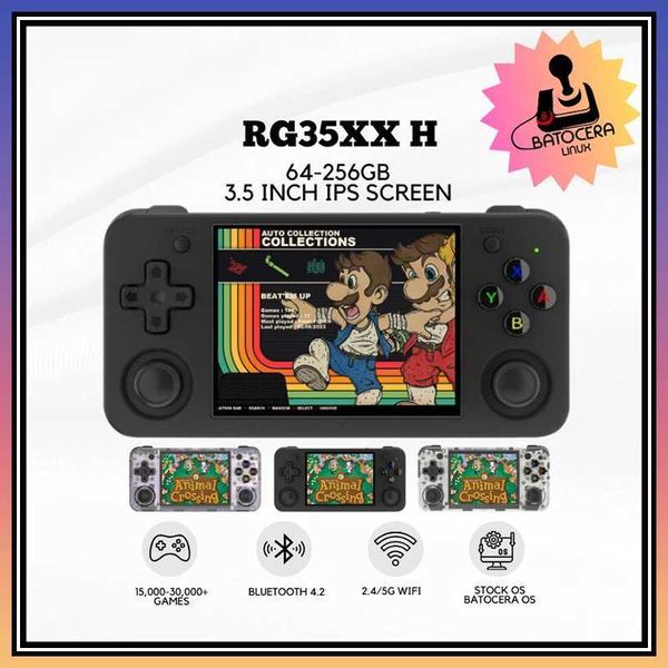 Game machine ANBERNIC RG35XX H Handheld Game Console Portable Playing Video Games 3.5 Inch IPS Sn 640*480 Sn Video Player hine Z241028